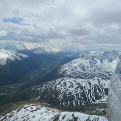 Flugwegposition um 12:30:09: Aufgenommen in der Nähe von Maloja, Schweiz in 3204 Meter